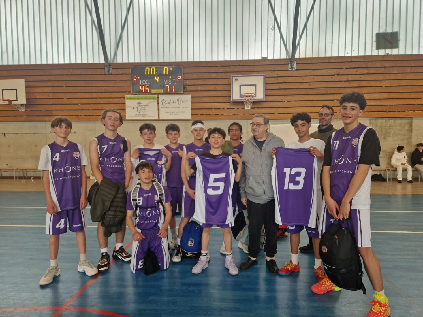 Victoire des U15M2 contre St Pierre Savigny